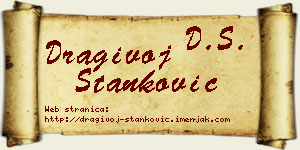 Dragivoj Stanković vizit kartica